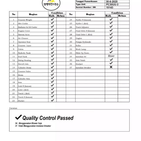 Komatsu PC30UU-3 10143 Import Ex.Japan - Gambar 27