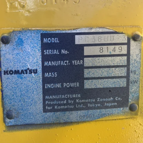 Komatsu PC38UU-3 8149 Import Ex.Japan - Gambar 26