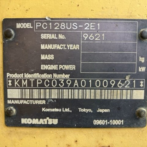 Komatsu PC128US-2E1 9621 Import Ex.Japan - Gambar 5