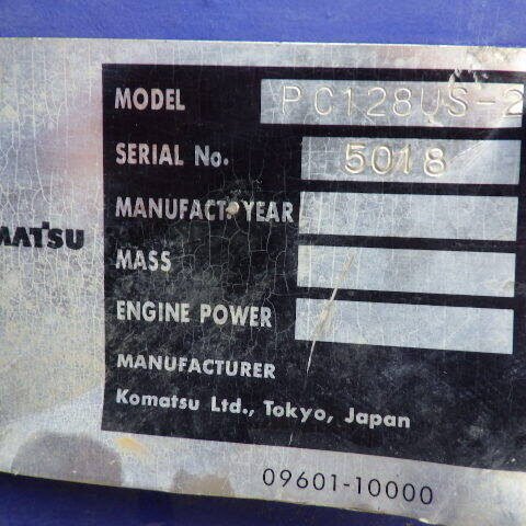 Komatsu PC128US-2 5018 Import Ex.Japan - Gambar 5