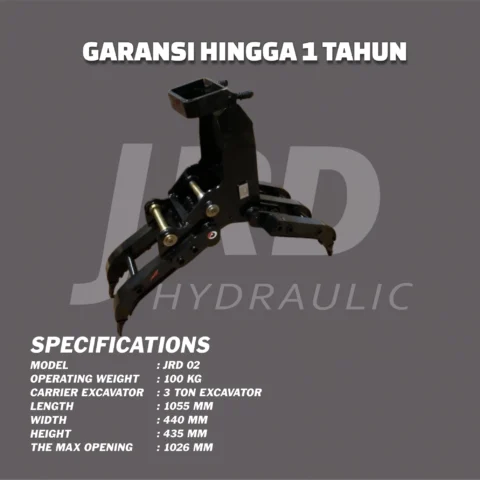 Mechanical Grapple JRD 3 Ton Class - Gambar 2