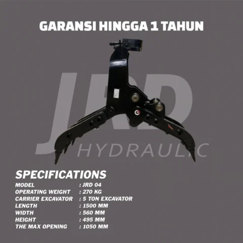 Mechanical Grapple JRD 5 Ton Class - Gambar 2