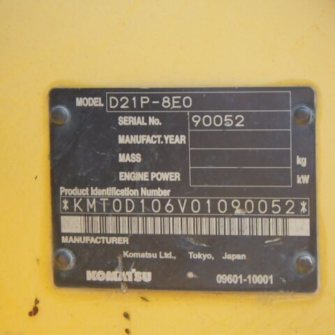 Komatsu D21P-8E0 90052 Import Ex.Japan - Gambar 5