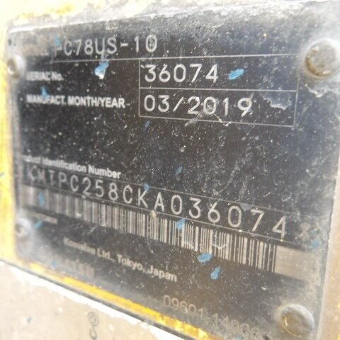 Komatsu PC78US-10 36074 Import Ex.Japan - Gambar 5