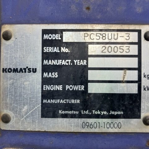 Komatsu PC58UU-3 20053 Import Ex.Japan - Gambar 5