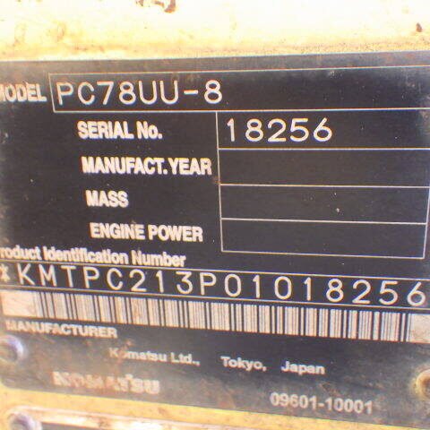Komatsu PC78UU-8 18256 Import Ex.Japan - Gambar 5