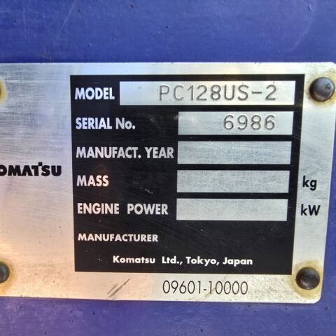 Komatsu PC128US-2 6986 Import Ex.Japan - Gambar 5