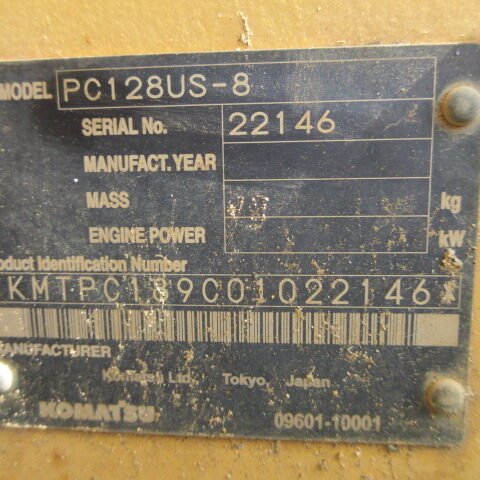 Komatsu PC128US-8 22146 Import Ex.Japan - Gambar 6