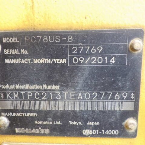 Komatsu PC78US-8 27769 Import Ex.Japan - Gambar 5