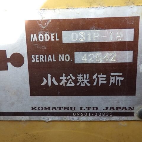 Komatsu D31P-18 42542 Import Ex.Japan - Gambar 5