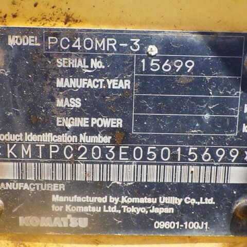 Komatsu PC40MR-3 15699 Import Ex.Japan - Gambar 5
