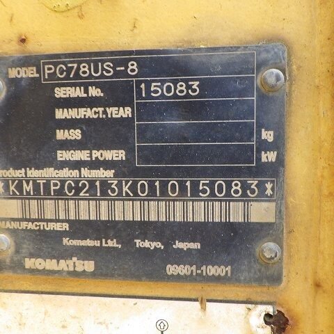 Komatsu PC78US-8 15083 Import Ex.Japan - Gambar 5